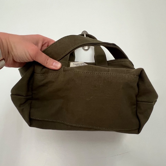 Sézane Mini Tote Bag in Chance Green - Picture 10 of 13